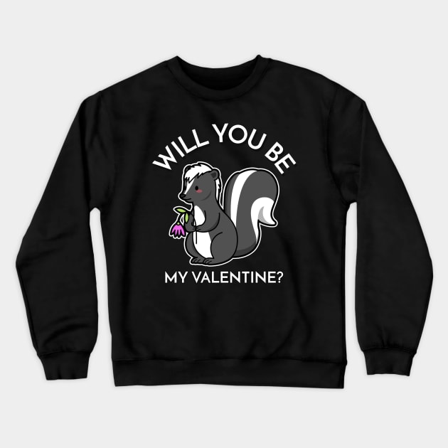 Will You Be My Valentine? Crewneck Sweatshirt by Culam Life